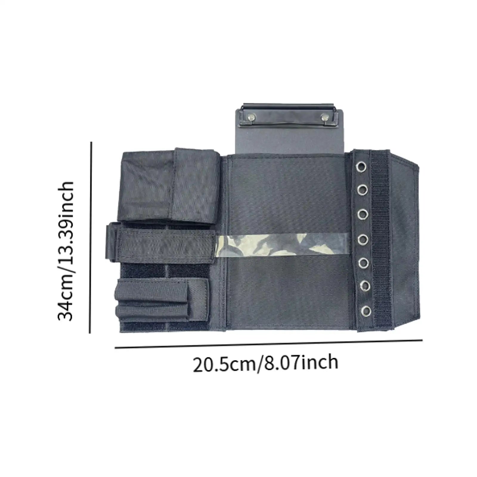 Prancheta de Perna para Piloto (Kneeboard Coxal) com Suporte para Anotações