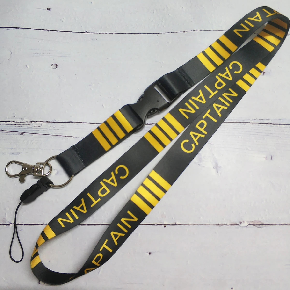 Chaveiro Cordão de Pescoço Aviação (Lanyard Piloto & Tripulação)