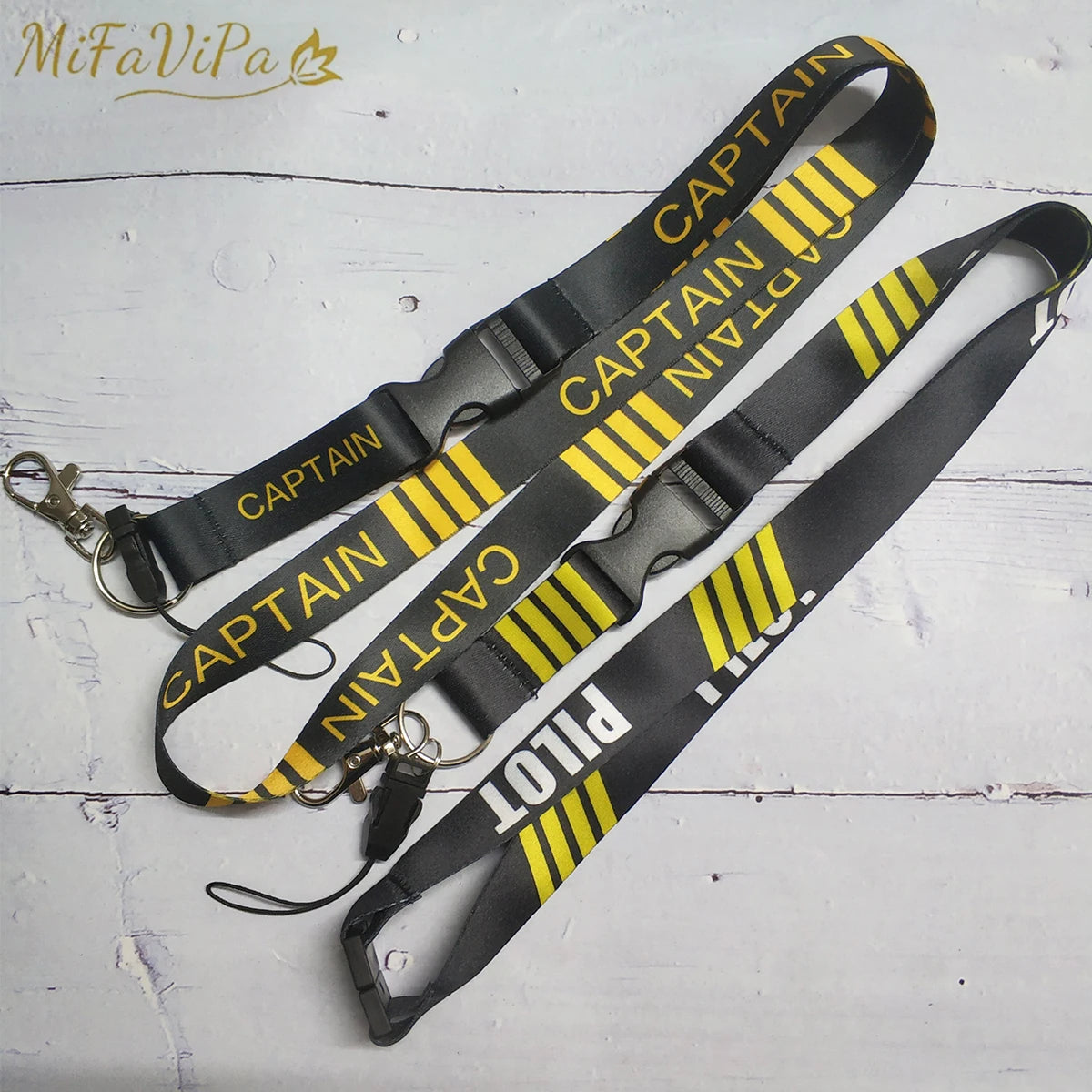 Chaveiro Cordão de Pescoço Aviação (Lanyard Piloto & Tripulação)