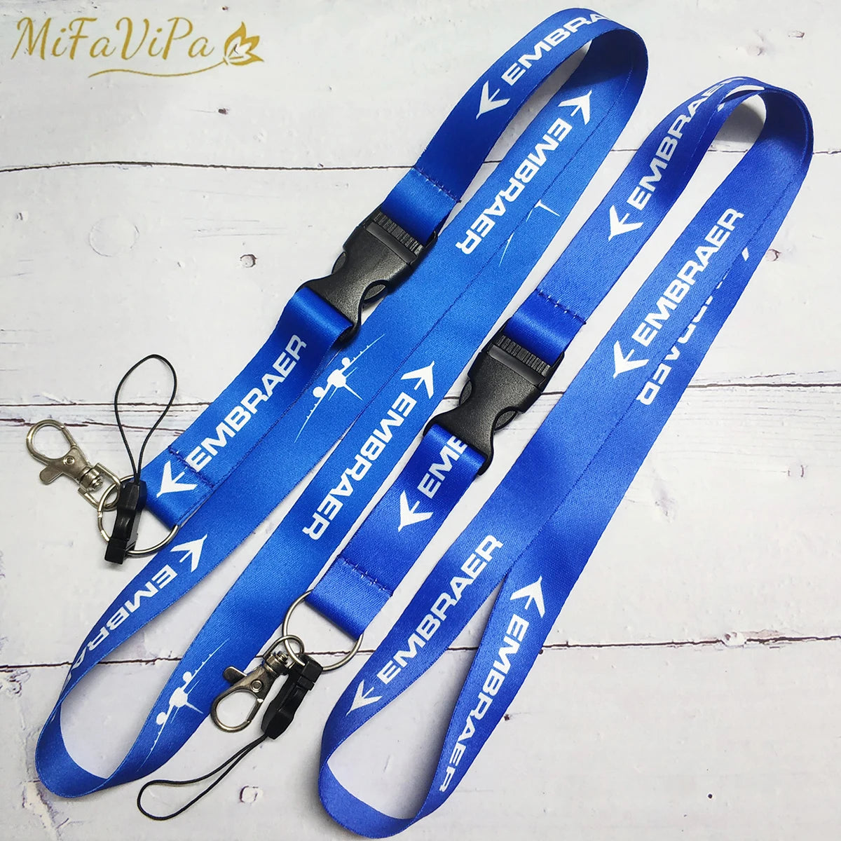 Chaveiro Cordão de Pescoço Aviação (Lanyard Piloto & Tripulação)