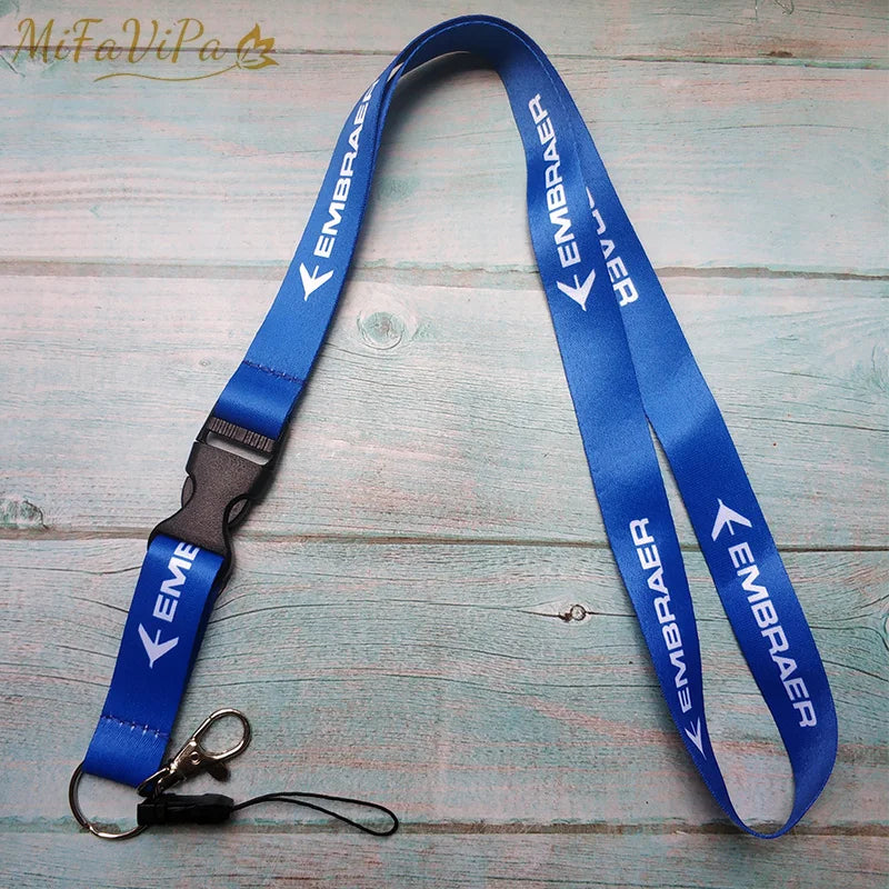 Chaveiro Cordão de Pescoço Aviação (Lanyard Piloto & Tripulação)