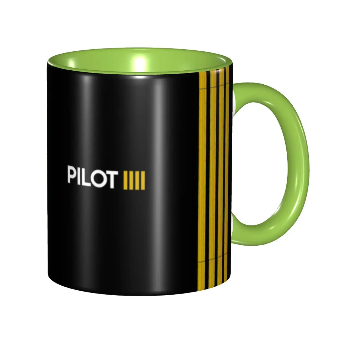 Caneca de Cerâmica Listras de Capitão 330ml