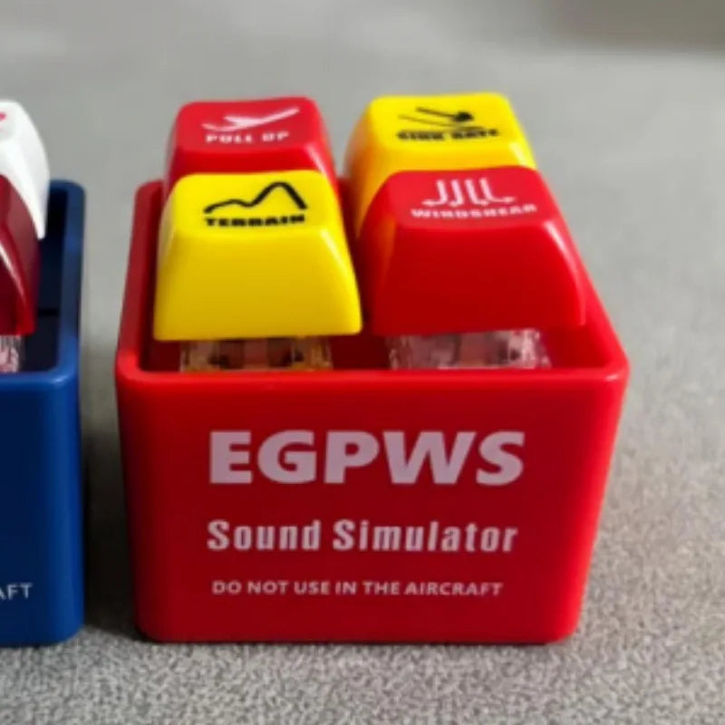 Chaveiro Interativo com Simulador de Som de Alerta de Voo (EGPWS / B737)