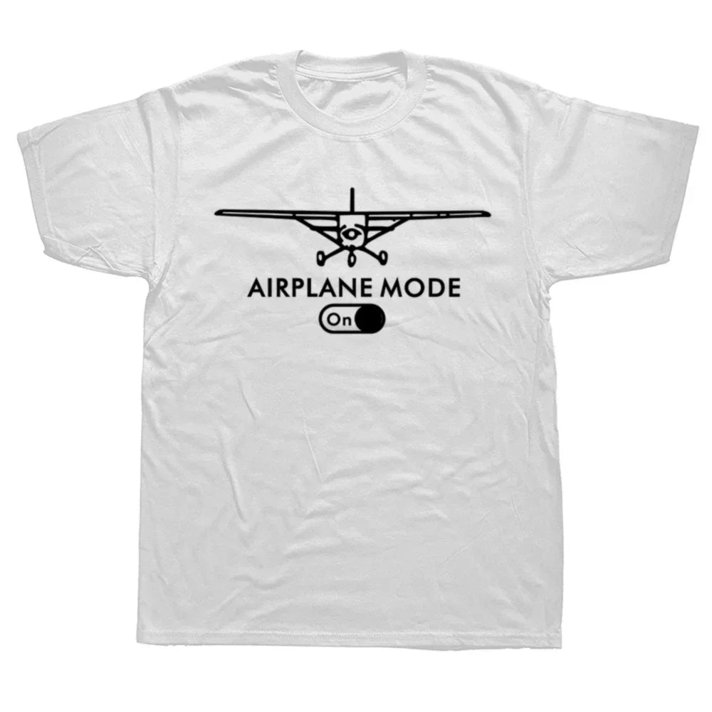 Camiseta Masculina Estampa Avião Vintage Algodão