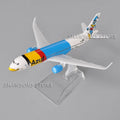 Miniatura de Avião Airbus A320 Azul Linhas Aéreas em Metal (16cm)
