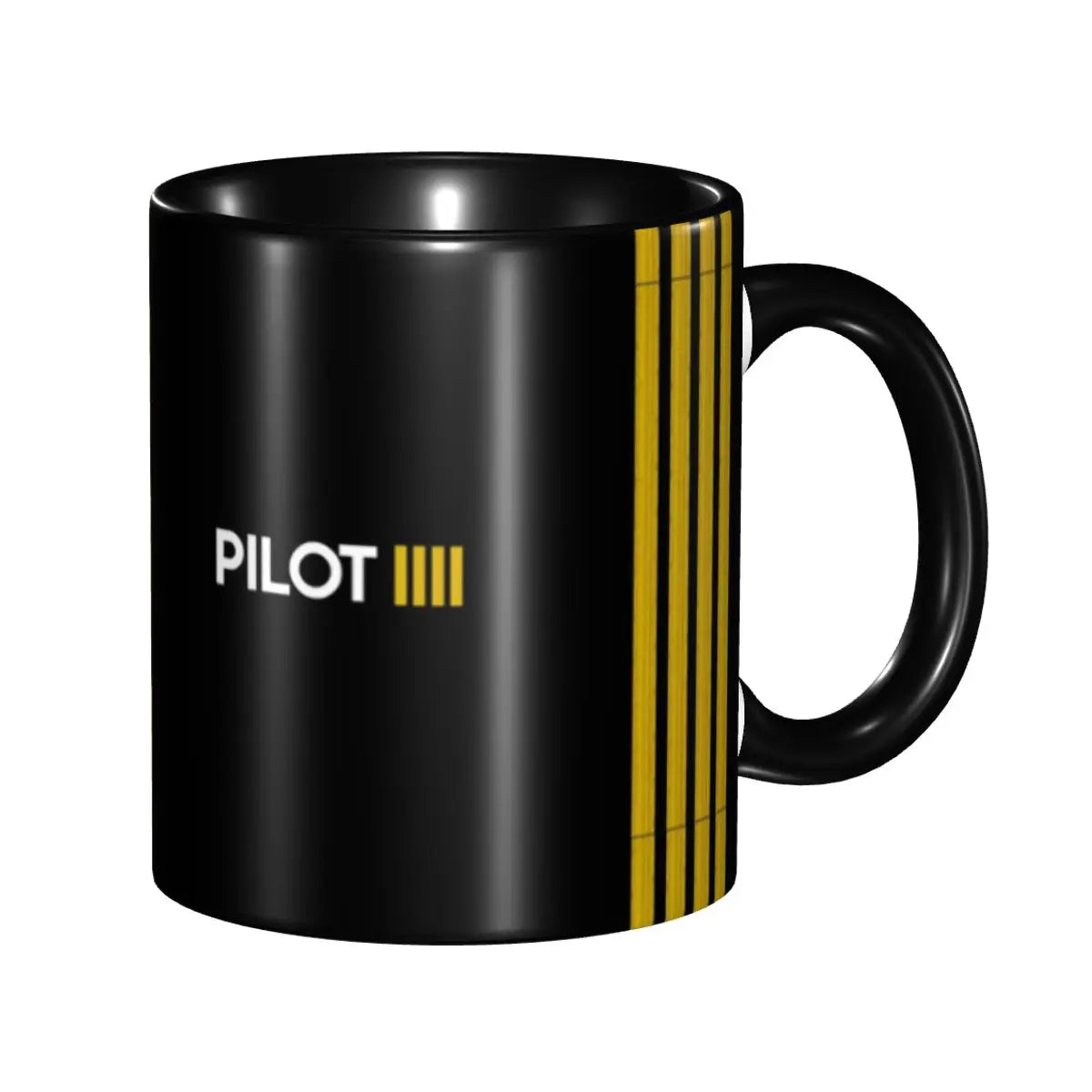 Caneca de Cerâmica Listras de Capitão 330ml
