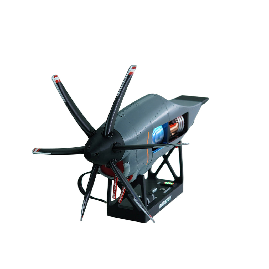 Modelo Motorizado de Motor C-130 Hercules com Hélice de Passo Variável