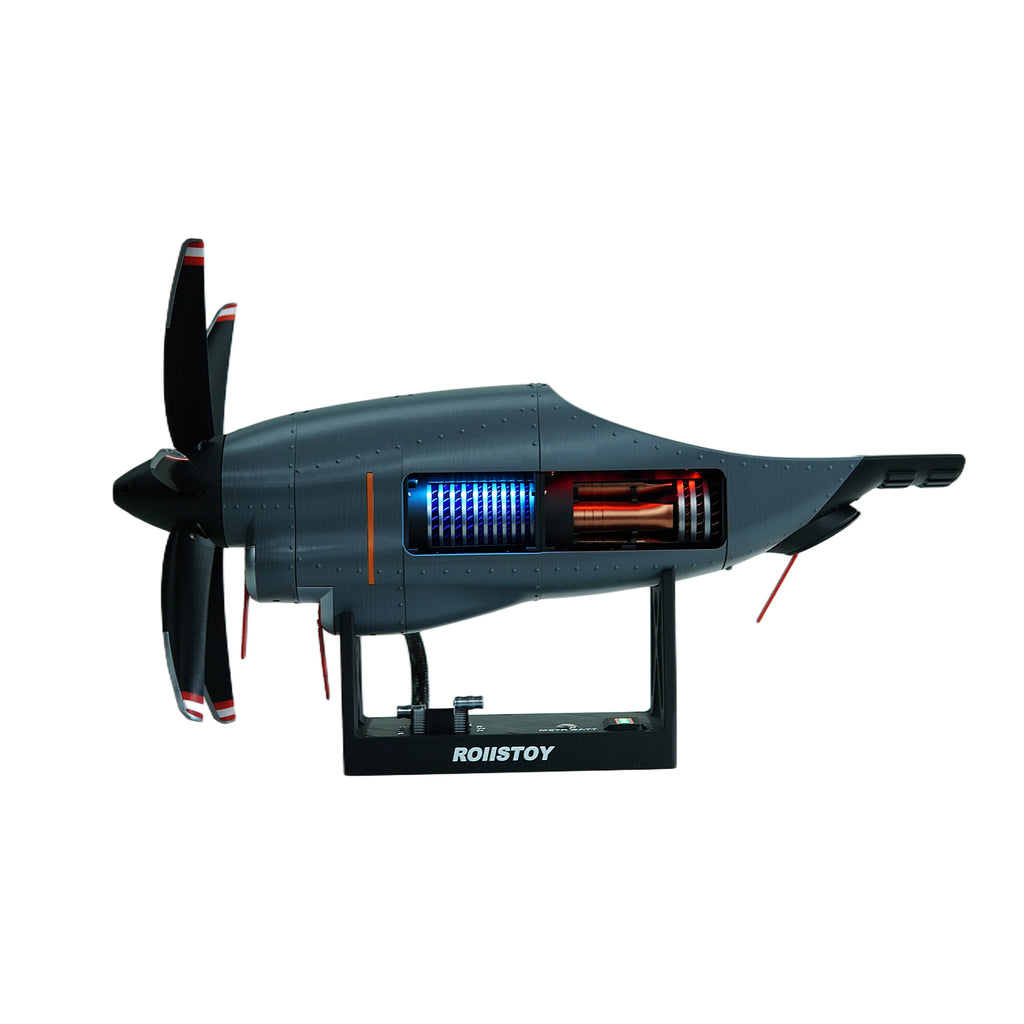 Modelo Motorizado de Motor C-130 Hercules com Hélice de Passo Variável