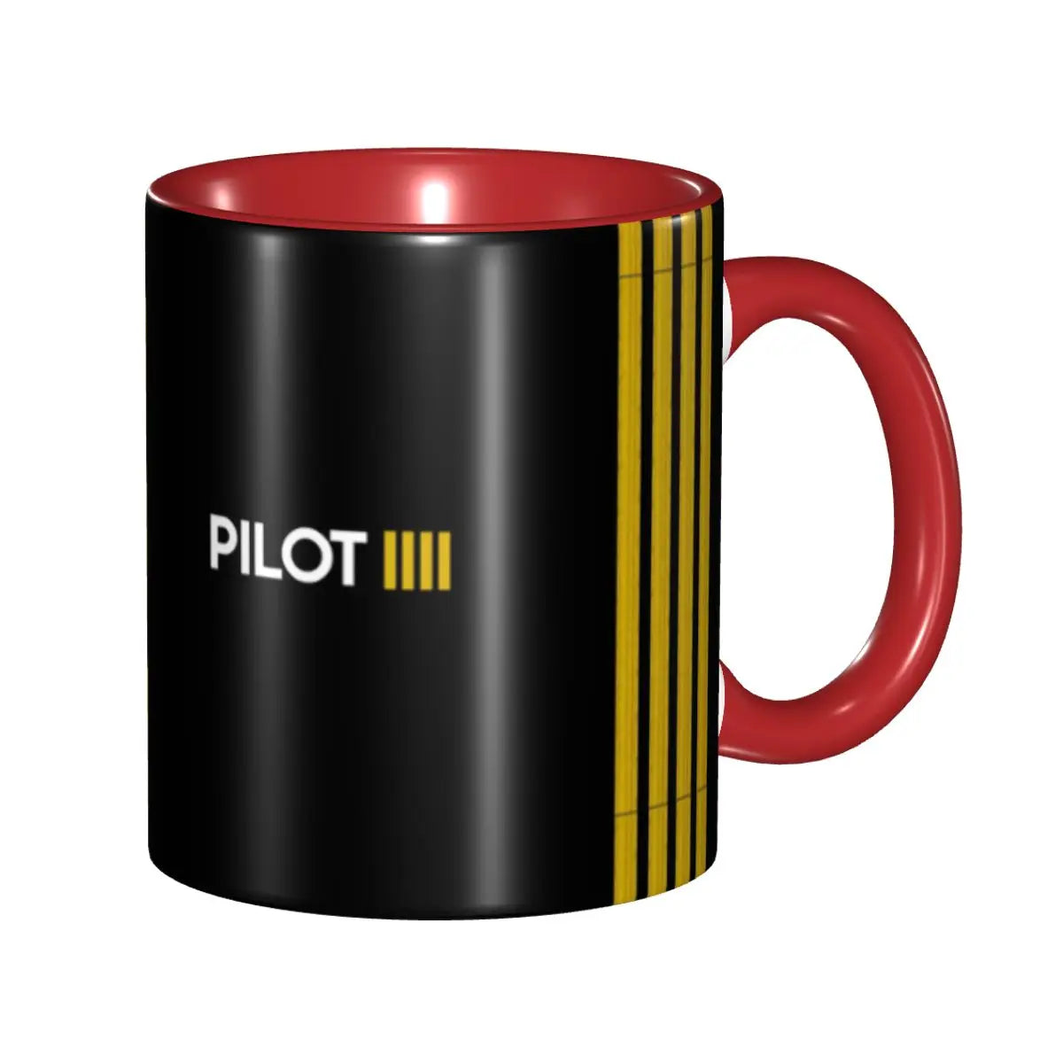 Caneca de Cerâmica Listras de Capitão 330ml