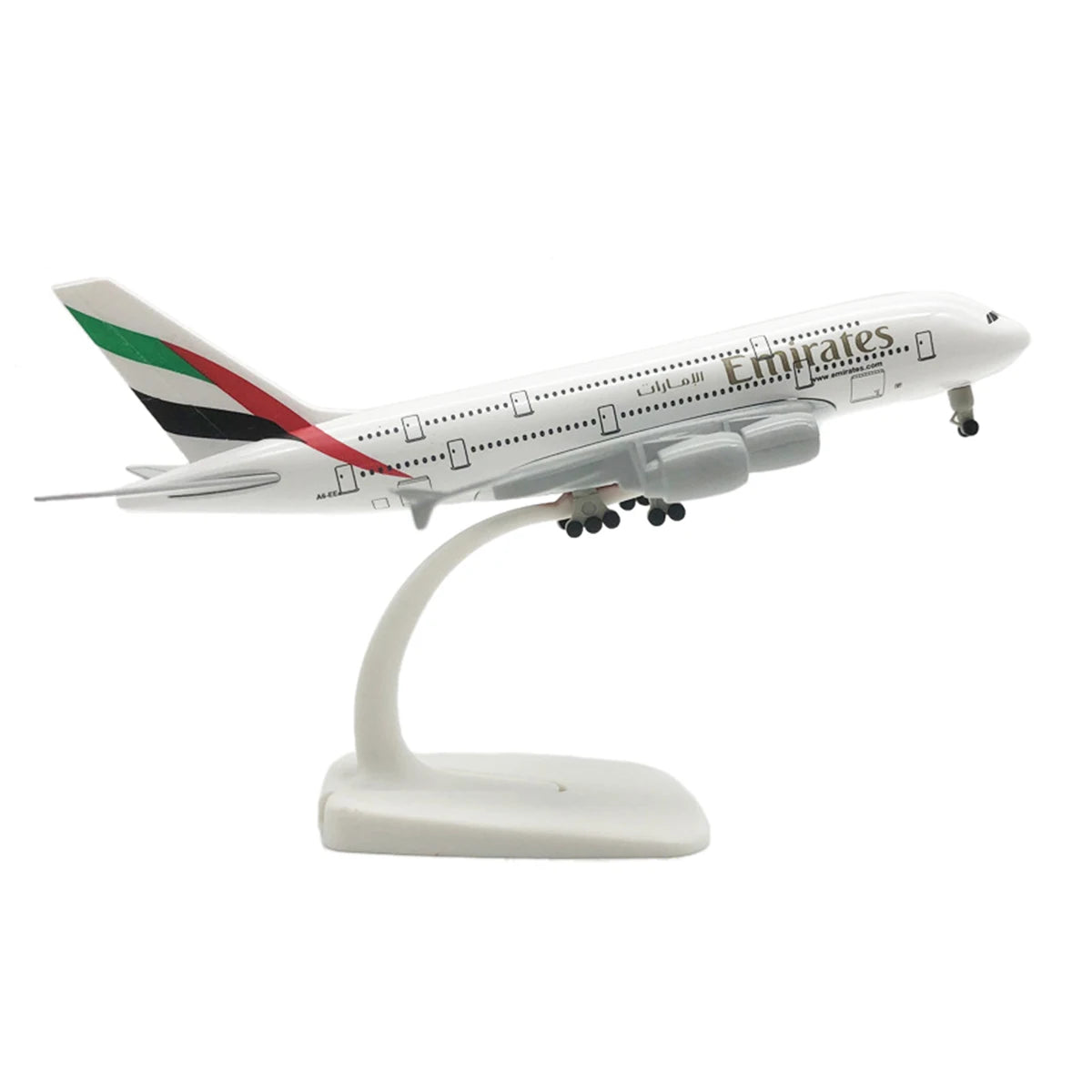 Miniatura de Avião em Metal 20cm Coleção Airbus, Concorde e Beluga