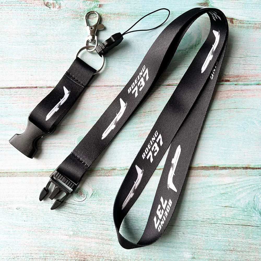 Chaveiro Cordão de Pescoço Aviação (Lanyard Piloto & Tripulação)