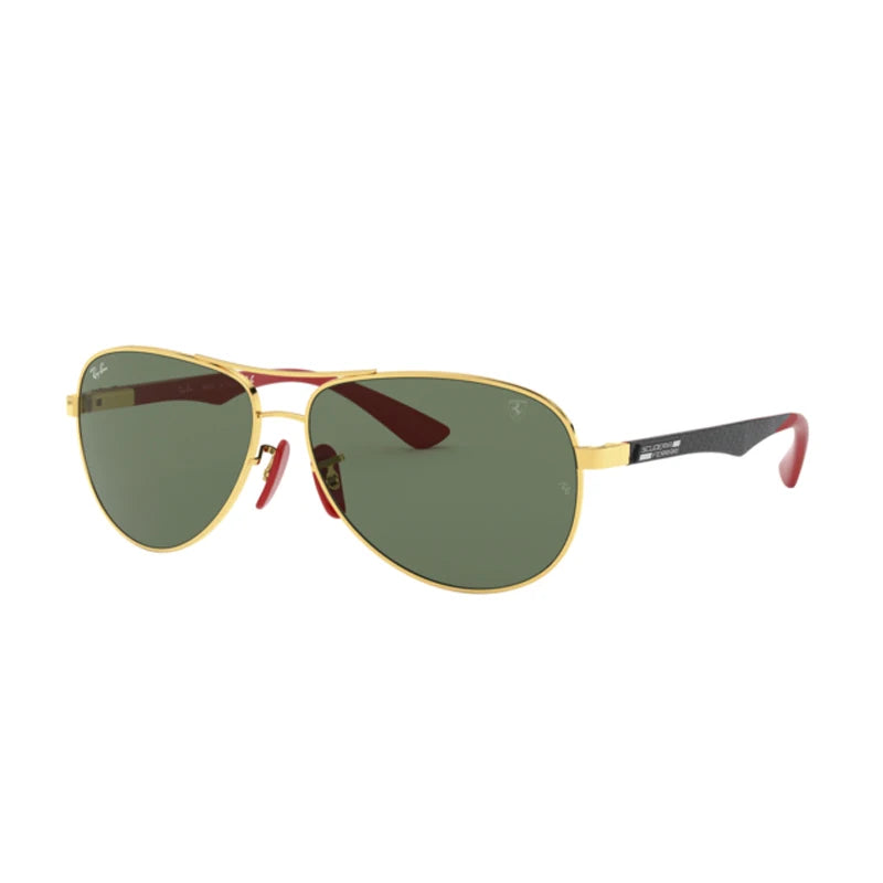 Óculos de Sol Aviador Scuderia Ferrari Lentes Polarizadas UV400