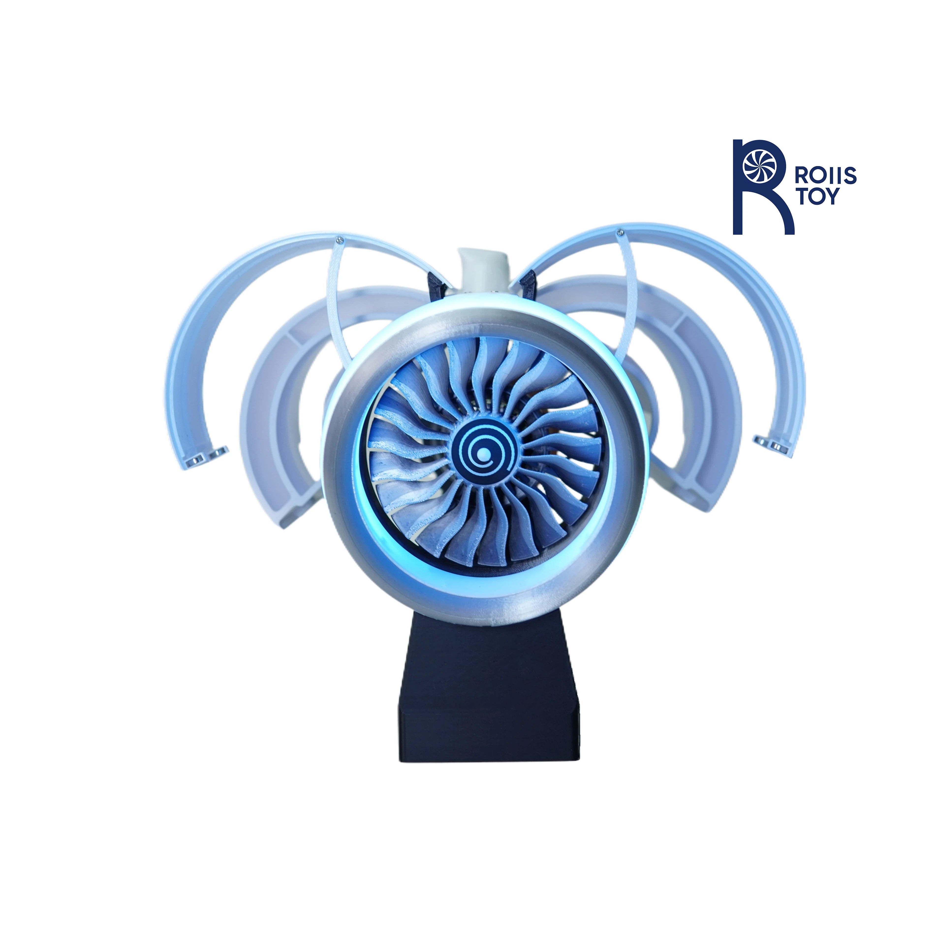 Modelo Motorizado de Motor Turbofan a Reação em Escala Detalhada