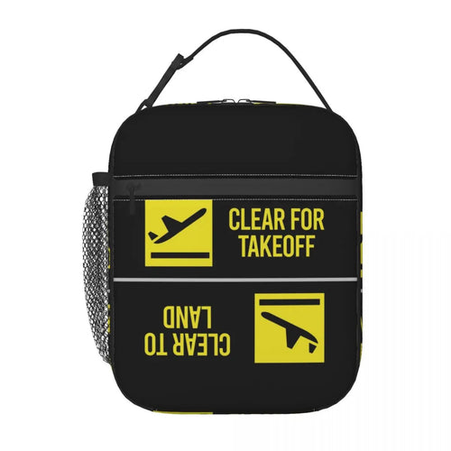 Bolsa Térmica Lancheira Temática Aviação Pilot & Crew