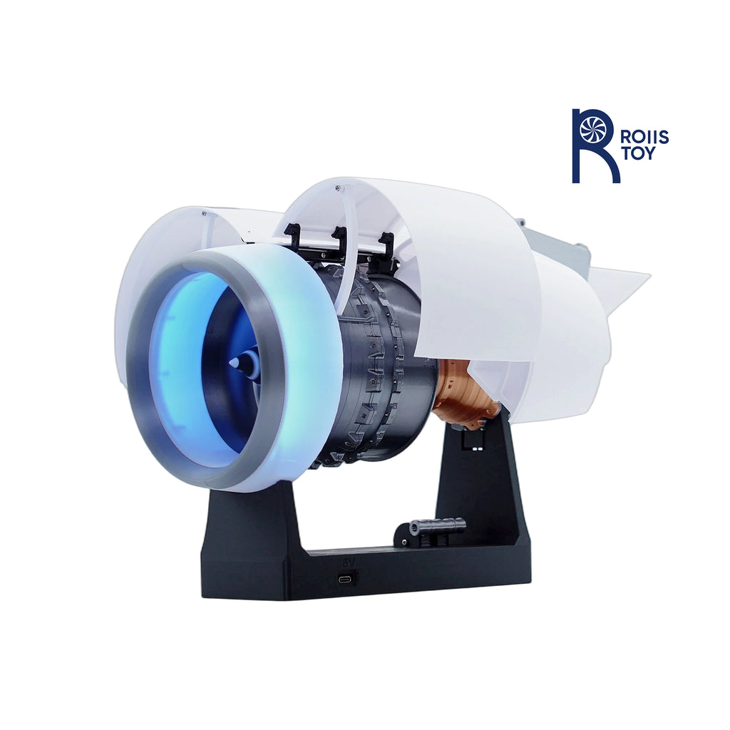 Modelo Motorizado de Motor Turbofan a Reação em Escala Detalhada