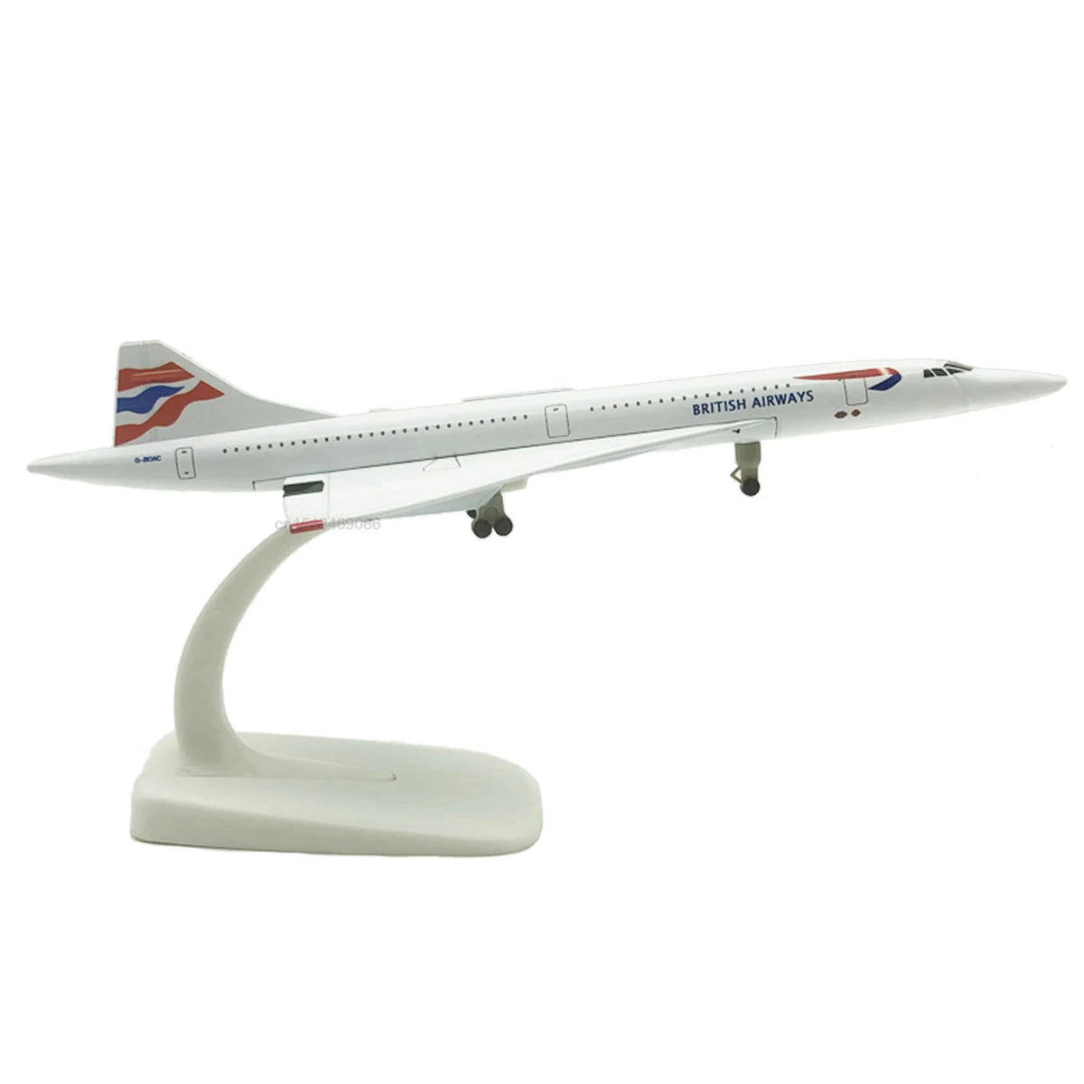 Miniatura de Avião em Metal 20cm Coleção Airbus, Concorde e Beluga