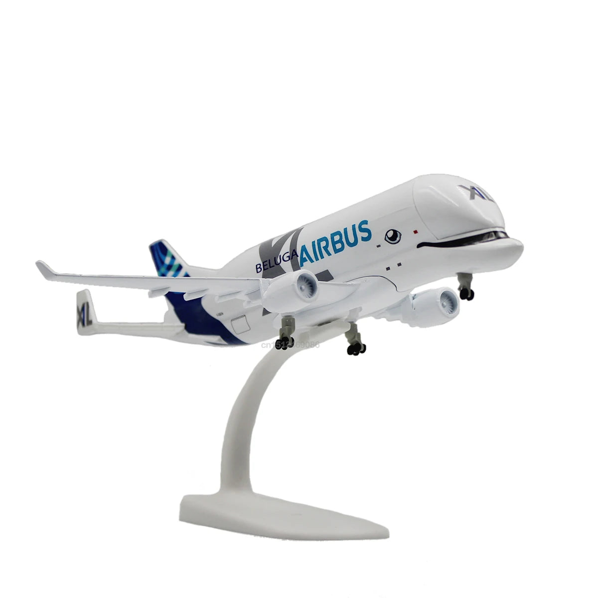 Miniatura de Avião em Metal 20cm Coleção Airbus, Concorde e Beluga