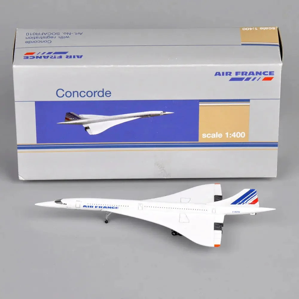 Miniatura de Avião Supersônico Concorde Air France em Metal