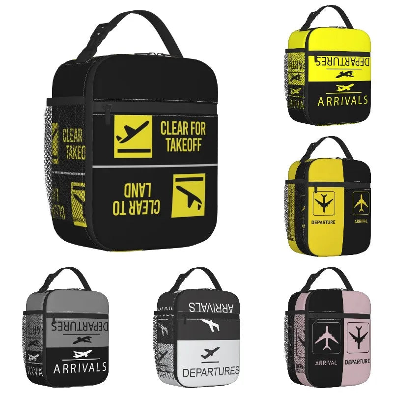 Bolsa Térmica Lancheira Temática Aviação Pilot & Crew