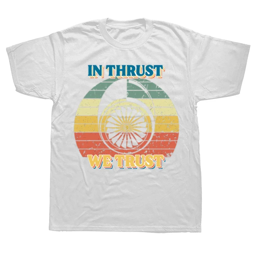 Camiseta Masculina Estampa Avião Vintage Algodão