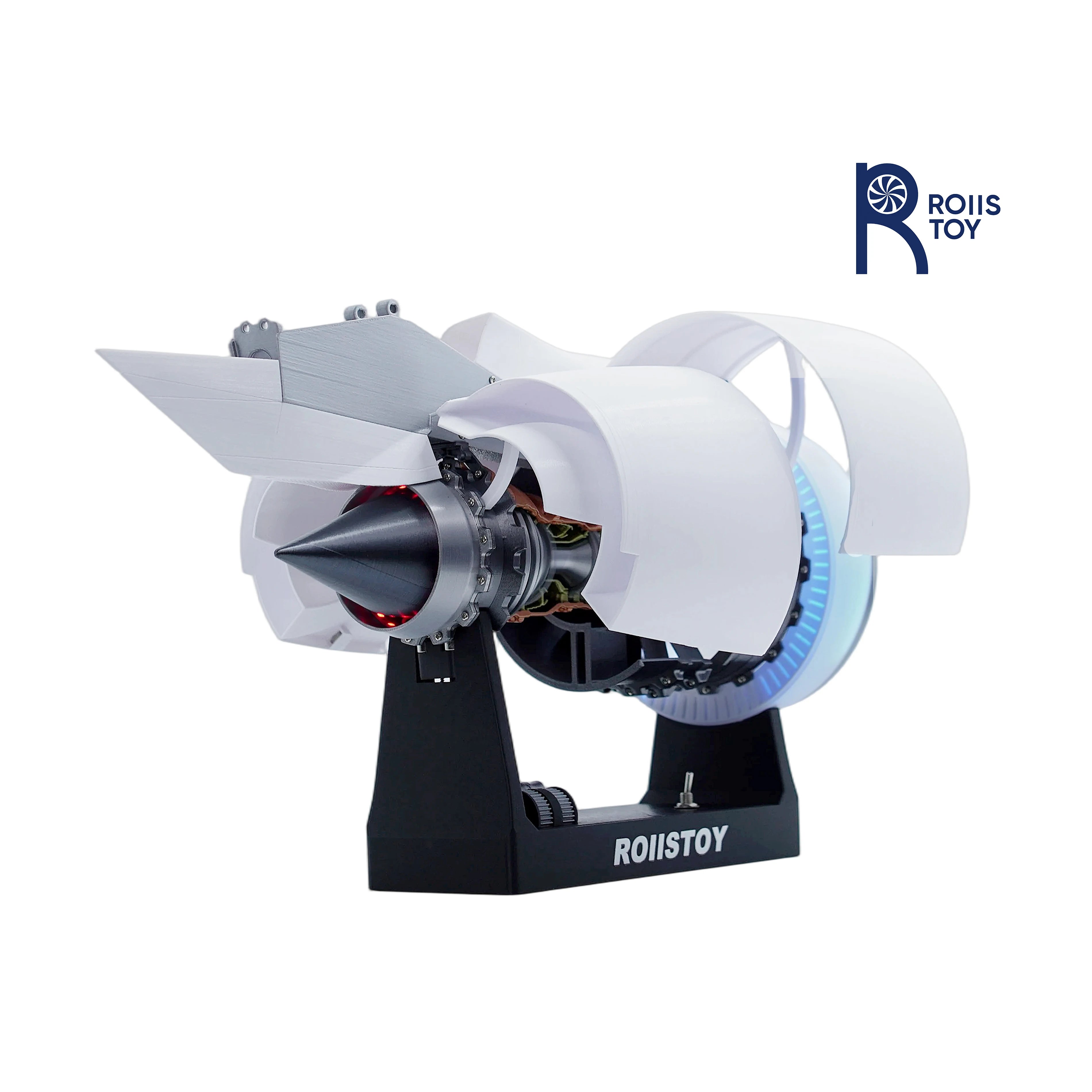 Modelo Motorizado de Motor Turbofan a Reação em Escala Detalhada