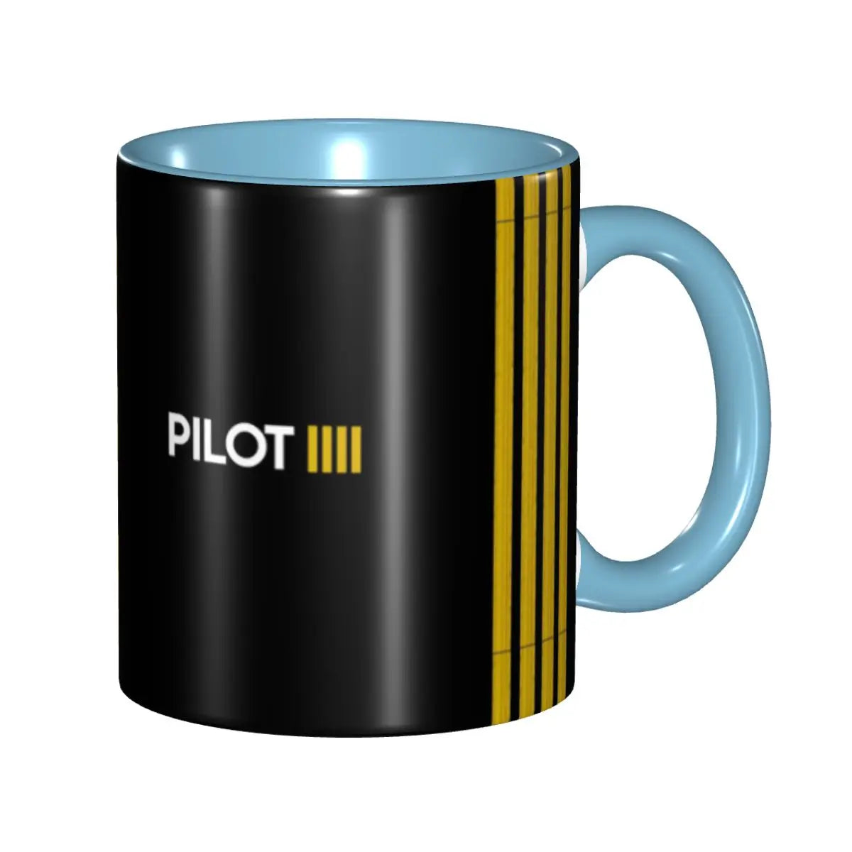 Caneca de Cerâmica Listras de Capitão 330ml