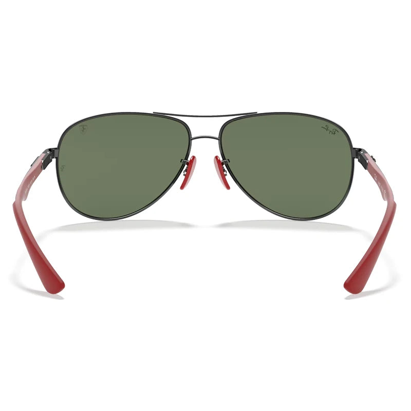 Óculos de Sol Aviador Scuderia Ferrari Lentes Polarizadas UV400