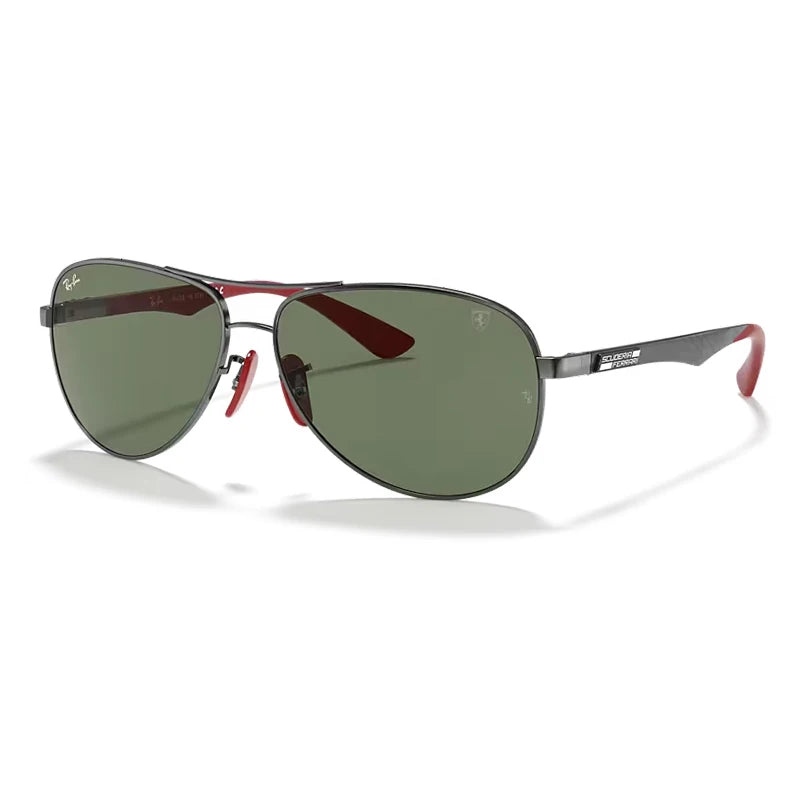 Óculos de Sol Aviador Scuderia Ferrari Lentes Polarizadas UV400