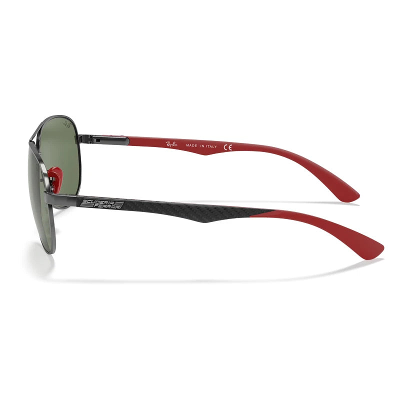 Óculos de Sol Aviador Scuderia Ferrari Lentes Polarizadas UV400