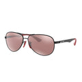 Óculos de Sol Aviador Scuderia Ferrari Lentes Polarizadas UV400