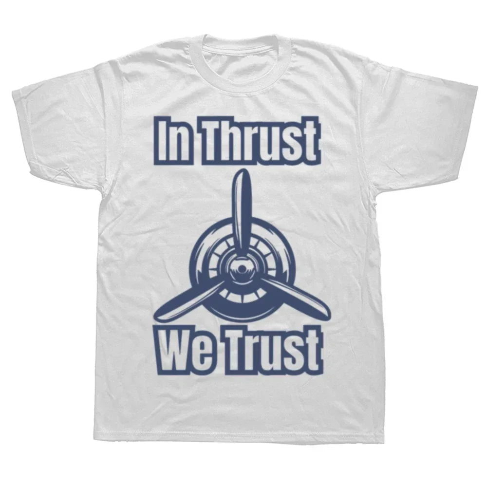 Camiseta Masculina Estampa Avião Vintage Algodão