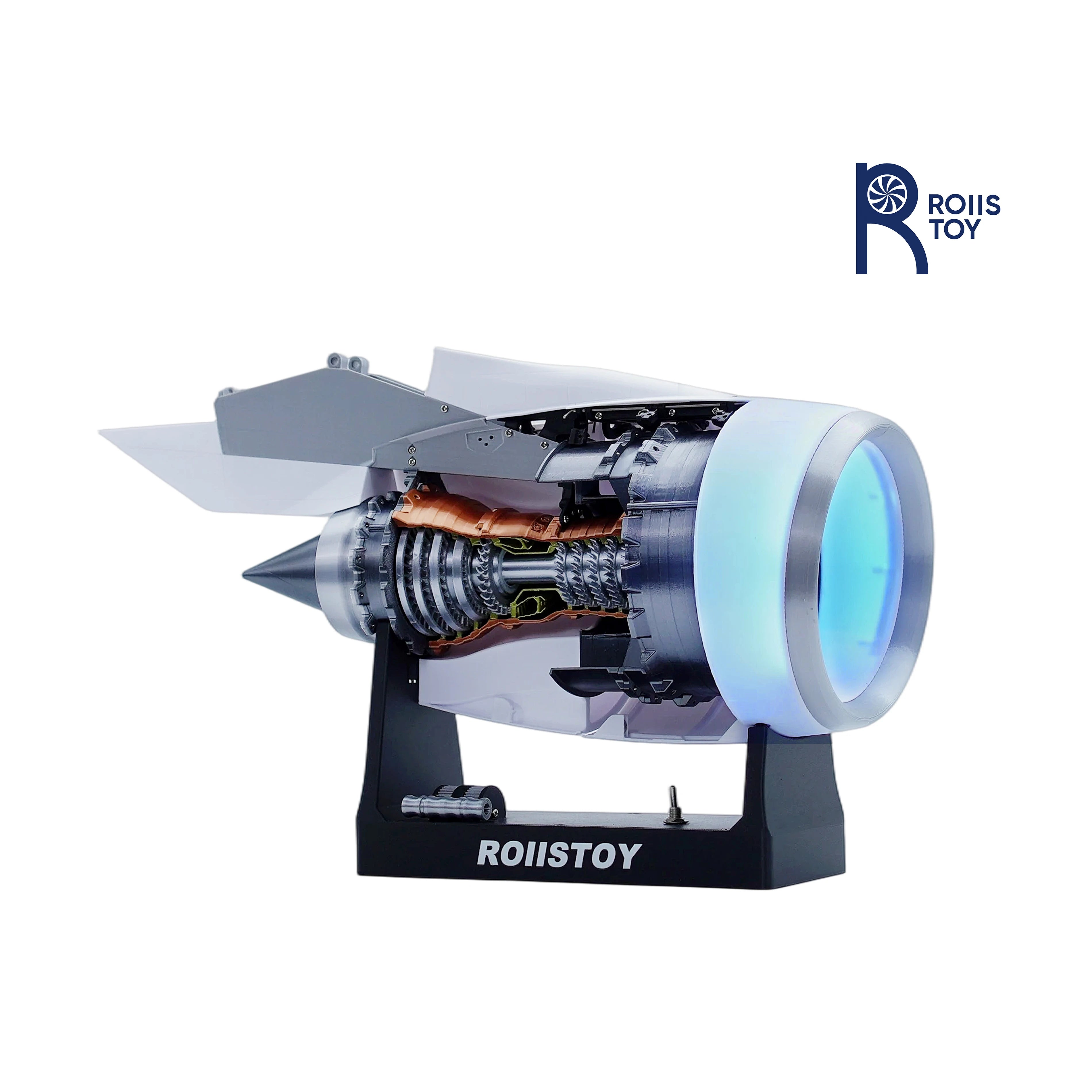 Modelo Motorizado de Motor Turbofan a Reação em Escala Detalhada