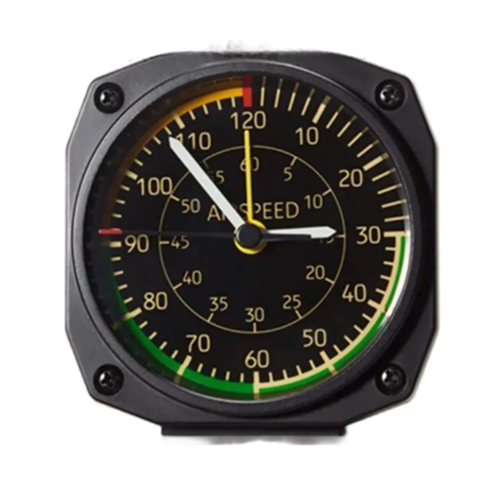 Relógio Despertador de Mesa Instrumento de Voo 1:1 (Estilo Cessna / Diamond)