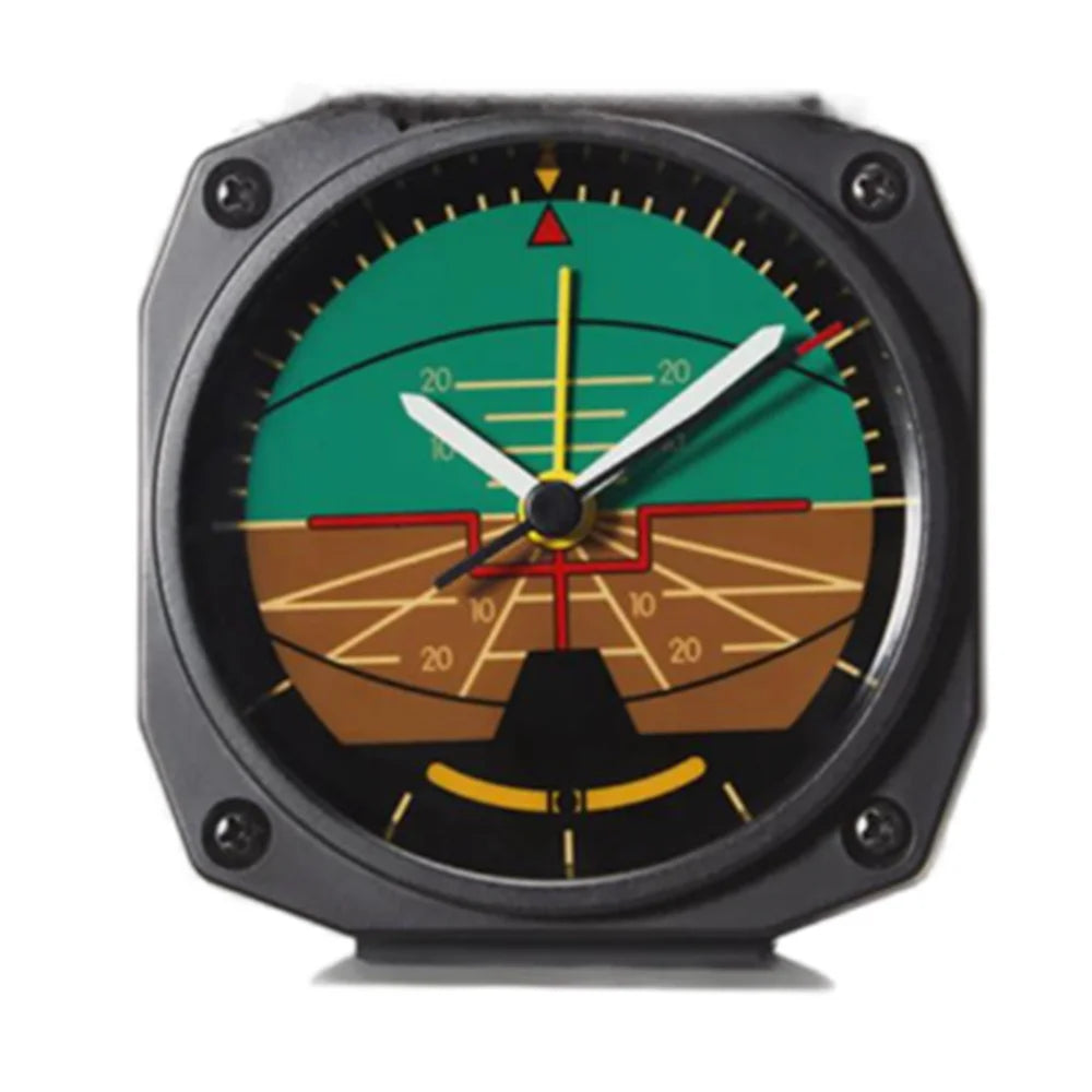 Relógio Despertador de Mesa Instrumento de Voo 1:1 (Estilo Cessna / Diamond)