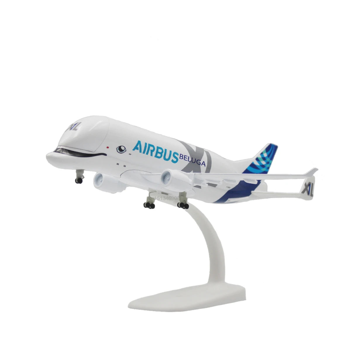 Miniatura de Avião em Metal 20cm Coleção Airbus, Concorde e Beluga