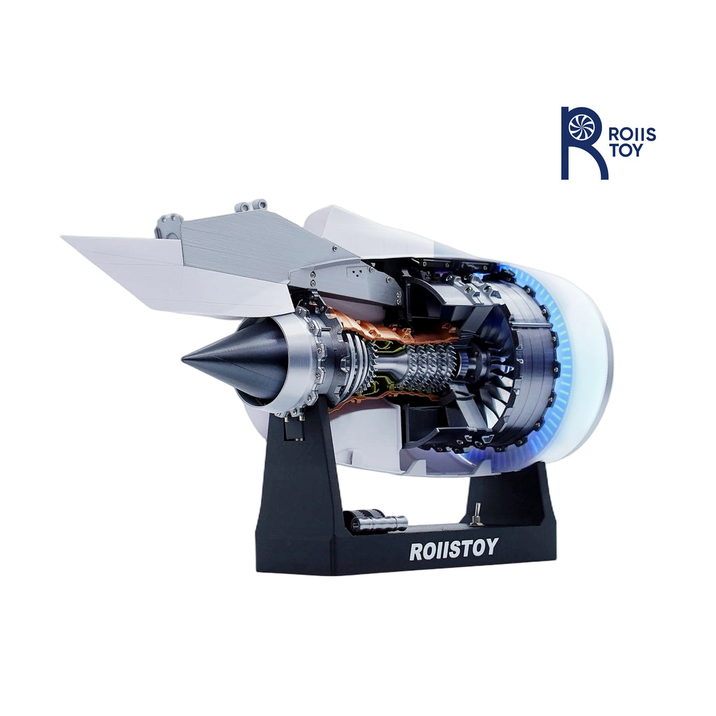 Modelo Motorizado de Motor Turbofan a Reação em Escala Detalhada