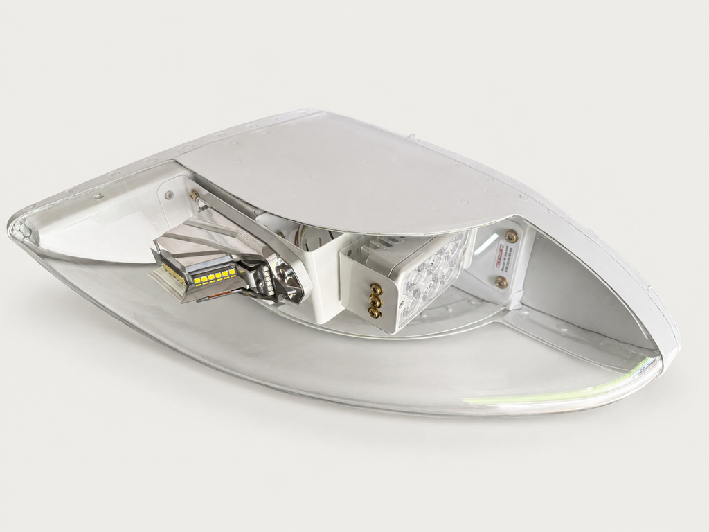 Lente de Proteção das Luzes de Navegação e Farol da Ponta da Asa em PLEXIGLAS® – Beechcraft |